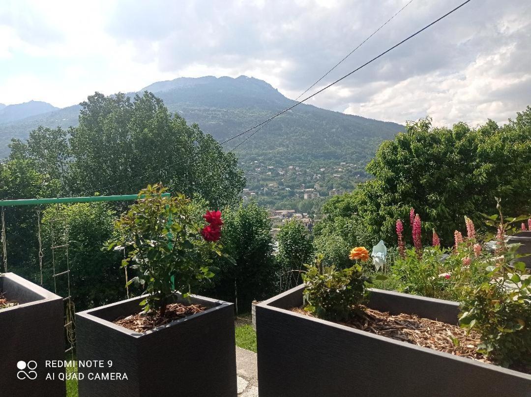 Rdc Villa Plein Sud Avec Vue Imprenable Briançon Екстериор снимка