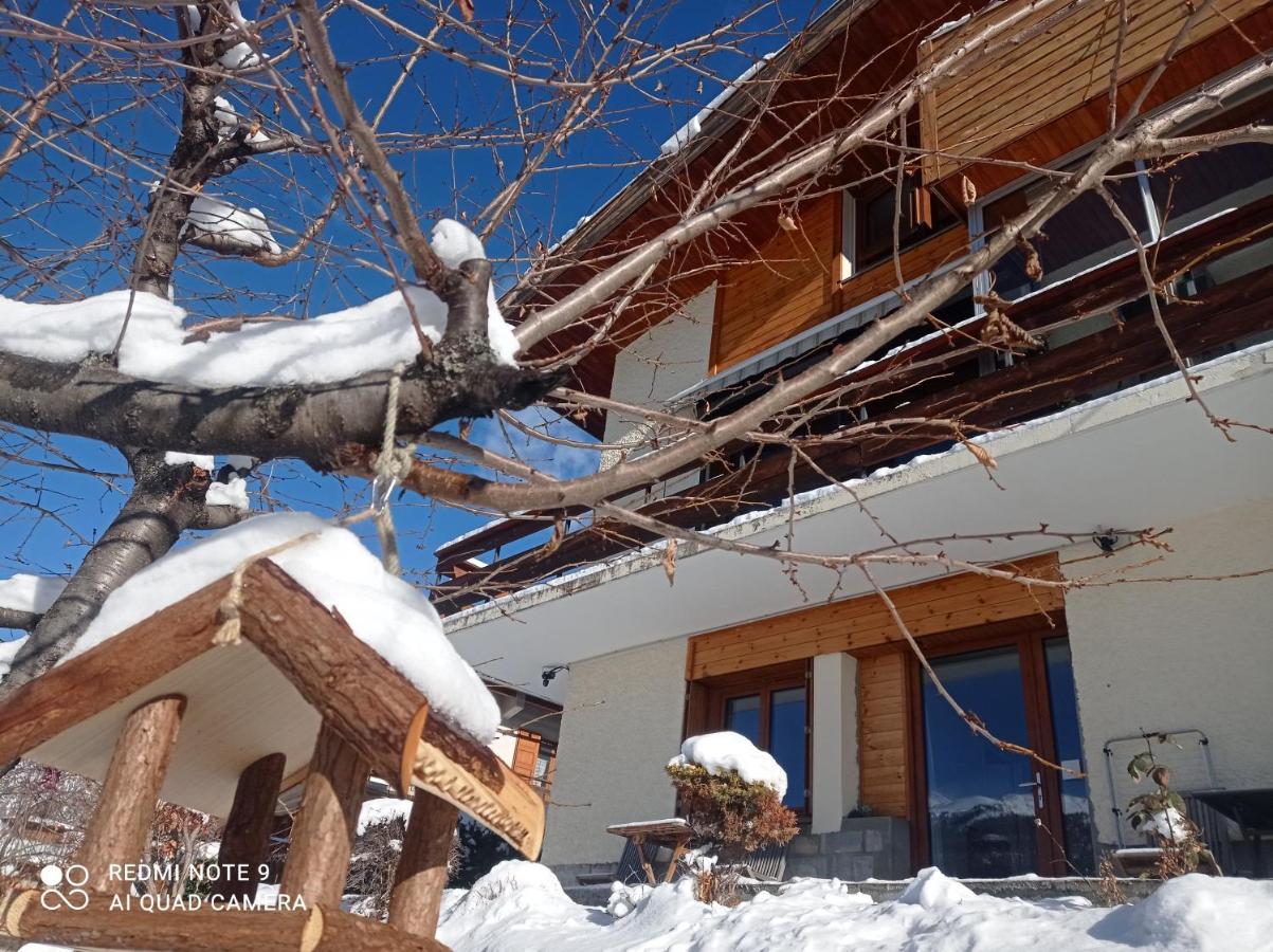 Rdc Villa Plein Sud Avec Vue Imprenable Briançon Екстериор снимка